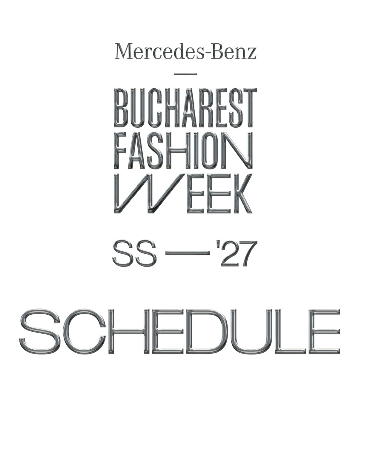 Schedule 2026 for Mercedes-Benz Bucharest Fashion Week 2026